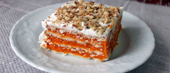 Bisküvili Balkabağı Pastası Tarifi ve Malzemeleri